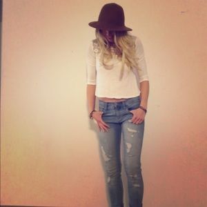 American rag crop top